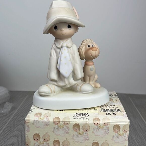 Jonathan & David 1980 Precious Moments Figurine To A Special Dad Figurine E-5212 - Picture 2 of 11